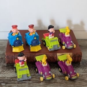 Vintage Charlie Brown Pull Back Figures (plus 1 see next pic)